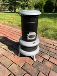 Vtg Perfection Smokeless Kerosene Heater, Refurbished/ No Burner - Decorative. Fixed Price $99.00.