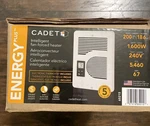 New Cadet Energy Plus Wall Heater Complete Unit With Built-in Digital Thermostat. Fixed Price $198.88.