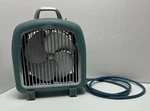 Antique Green Blue Art Deco Electric Heater & Cooling Fan Comfortair 11A Mimar. Fixed Price $80.00.