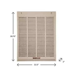 22-1/2 X 28-3/4 In. Galvanized Steel Louvered Side Assembly For N44W And WC44. Fixed Price $71.45.