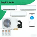 9000 Btu Ductless Mini Split Ac With SEER23 Rating & Wifi 3-ZONE Comfort. Fixed Price $1730.20.