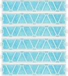 6 Pack MAC-408FT-E Filter For Mitsubishi Mr. Slim Heat Pump Systems. Fixed Price $45.89.