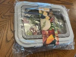 Brookstone Stainless Steel Food Serving Display Tray With Clear Lid And Ice Box. Fixed Price $18.00.