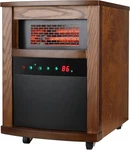 Comfort Glow Portable Electric Infrared Quartz Heater With Remote, 4 Element .... Fixed Price $114.99.
