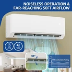 12,000 Btu Mini Split Ac/heat Pump, Ductless Wifi Ready 115V SEER2-22 Comfort. Fixed Price $451.00.