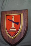 German Army Plaque 1985 Unit Event Liege-air Tattoo (loc Shelf). Fixed Price $25.00.