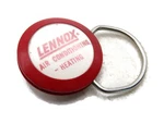 Vintage Lennox Hvac Keychain Red Plastic Advertising Promo Air Conditioning. Fixed Price $15.00.