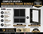 Markel E3321TDRP Fan Forced Electric Wall Heater 2,560 Btus, 750W 120V, Phase. Fixed Price $399.00.