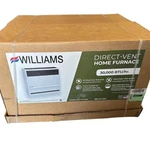 Williams Direct-vent Gravity Wall Heater 30,000 Btuh, 66% Afue, Natural Gas. Fixed Price $999.95.
