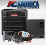 Goodman Ton 13.4 SEER2 R32 Ac Unit & Evaporator Coil 24.5" System. Fixed Price $3879.00.