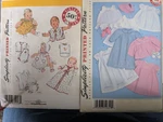 Simplicity Pattern 2629 1948 And 3508 50'S Reproduction Xxs-l. Fixed Price $9.99.