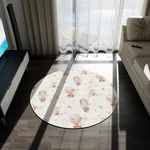 Hot Air Balloon Kids Rug, Nursery Girls Room Decor, Animal Toddler. Fixed Price $194.32.
