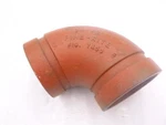 Anvil Fire Rite 2-1/2" 90 Gruvlok Elbow Orange Fitting. Fixed Price $42.99.