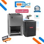 Goodman 1.5 Ton 14.3 SEER2 Front Return Heat Pump System (5KW,8KW), Thermostat. Fixed Price $3201.00.