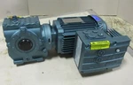 Sew Eurodrive SA47 DRE80M4 MM11 Gear Motor 8.6-43 Rpm Out, Hp, 1185 Lb-in. Fixed Price $979.99.