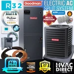 Goodman 2.5 Ton R32 Ac Central Air Conditioning Split System 5KW Kit, 14.5 SEER2. Fixed Price $3972.00.