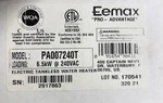 Brand New Never Used Eemax Pro Advantage Series 1 Electric Tankless Water Heater. Fixed Price $125.00.