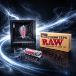 Raw Turbo Tips 10MM Glass Genuine Rolling Accessory. Fixed Price $9.99.