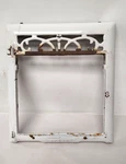 Vintage Enameled Cast Iron Reznor Gas Space Heater Wall Frame Only. Fixed Price $34.95.