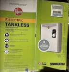 New! $549 Rheem RETEX-27 , Electric Tankless Water Heater Complete. Fixed Price $215.00.