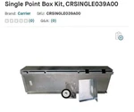 Carrier Point Box Kit CRSINGLE039A00 Rooftop Unit Electric Heater. Fixed Price $200.00.