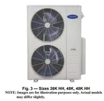 Carrier 38MGHBQ48EA3 Ductless Outdoor Unit Ton Heat Pump R410 208/230/1PH. Fixed Price $3550.00.