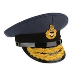WW2 British Raf Visor Cap - Upholstered Royal Air Force Officer Hat Reproduction. Fixed Price $128.95.