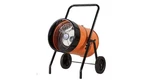 Dayton 784JH9A Portable Heater, 480V Ac, 3 Phase, 51180 Btuh, 15KW, Wheel. Fixed Price $617.49.