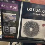 Lg Dual Inverter Ductless Mini Split Ac Heater 12,000 Btu 115V 550 Sq Ft. Fixed Price $600.00.